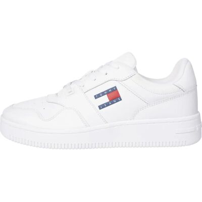 Tommy Jeans EM0EM01395 Leren Sneakers - Casual Schoen Tommy Jeans EM0EM01395 Leren Sneakers - Casual Schoen