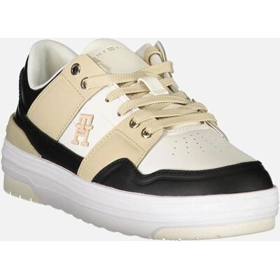 Damskie Białe Sneakers Tommy Hilfiger - LowTop - Buty na co dzień Damskie Białe Sneakers Tommy Hilfiger - LowTop - Buty na co dzień
