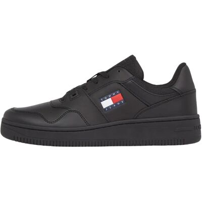 Tommy Jeans EM0EM01395 Leren Sneakers - Casual Schoenen Tommy Jeans EM0EM01395 Leren Sneakers - Casual Schoenen