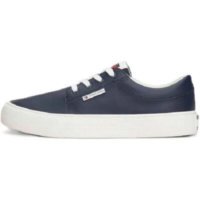 Tommy Jeans Th Central Cc And Coin Bleu Marine - Baskets - Publicité Tommy Jeans Th Central Cc And Coin Bleu Marine - Baskets - Publicité