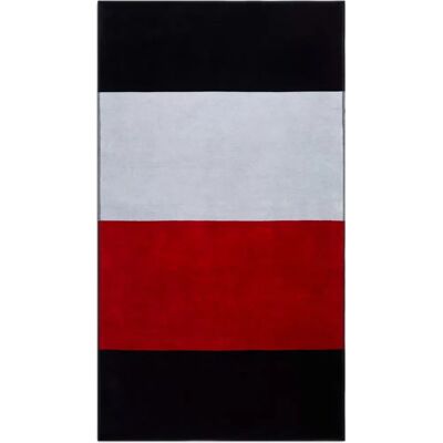 Tommy Hilfiger Logo Handdoek - Desert Sky/Wit/Rood - One Size Tommy Hilfiger Logo Handdoek - Desert Sky/Wit/Rood - One Size