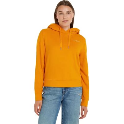 Tommy Hilfiger WW0WW40274SG3 orange Hoodie - Sweatshirt Tommy Hilfiger WW0WW40274SG3 orange Hoodie - Sweatshirt
