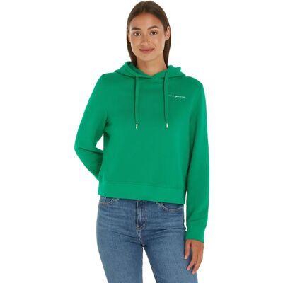Tommy Hilfiger WW0WW40274L4B Silber Kapuzensweatshirt Tommy Hilfiger WW0WW40274L4B Silber Kapuzensweatshirt