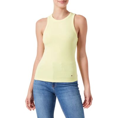 Tommy Hilfiger Slim 5x2 Ribs Bez Rękawów T-shirt - T-shirt Tommy Hilfiger Slim 5x2 Ribs Bez Rękawów T-shirt - T-shirt