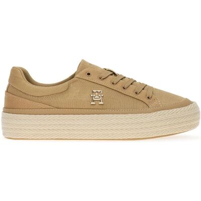 Tenisky z bio-lnu Tommy Hilfiger - Tenisky Tenisky z bio-lnu Tommy Hilfiger - Tenisky