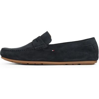 Mocassins pour homme Tommy Hilfiger bleu marine - Publicité Mocassins pour homme Tommy Hilfiger bleu marine - Publicité