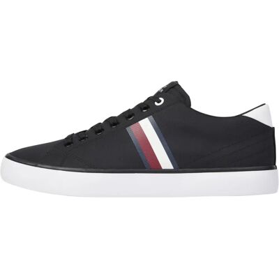 Męskie buty mesh niskie - Casual, Oddychające, Czarny Męskie buty mesh niskie - Casual, Oddychające, Czarny