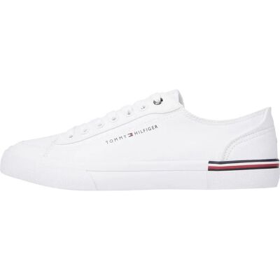 Tommy Hilfiger Modell FM0FM04954YBS Vita Sneakers - Skor Tommy Hilfiger Modell FM0FM04954YBS Vita Sneakers - Skor