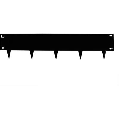 Bordure de jardin en acier noir flexible 24 x 106 cm par pièce WOVAR - Publicité Bordure de jardin en acier noir flexible 24 x 106 cm par pièce WOVAR - Publicité