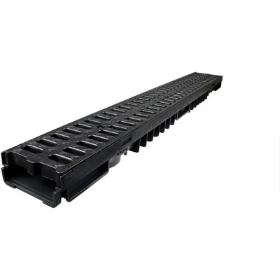 Grille de Drainage WOVAR - 1000x125x55 mm, Couvercle en Plastique Bas - Publicité Grille de Drainage WOVAR - 1000x125x55 mm, Couvercle en Plastique Bas - Publicité