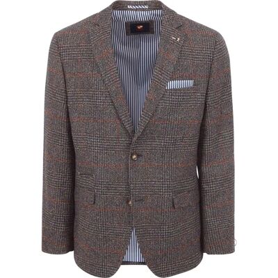 Colbert - Heleen Checks Brown - Brunt - 38R - Apparel Colbert - Heleen Checks Brown - Brunt - 38R - Apparel
