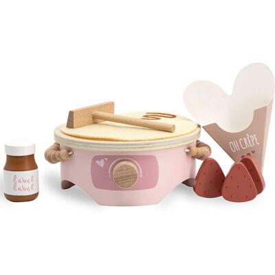 Label Label Roze Houten Crepe Maker - Rollenspel speelgoed Label Label Roze Houten Crepe Maker - Rollenspel speelgoed