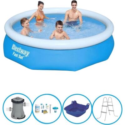 Piscina Fast Set Bestway - Con Accessori - 305x76cm Piscina Fast Set Bestway - Con Accessori - 305x76cm