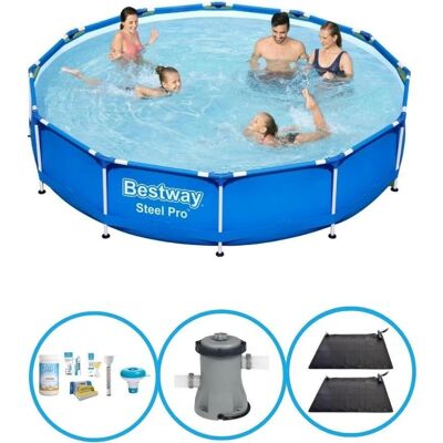Piscina Steel Pro di Bestway - 366x76 cm - Piscina resistente per esterni Piscina Steel Pro di Bestway - 366x76 cm - Piscina resistente per esterni