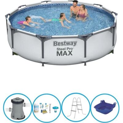 Piscina Steel Pro MAX di Bestway - 305x76 cm - Robusta & Facile Piscina Steel Pro MAX di Bestway - 305x76 cm - Robusta & Facile