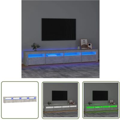 Szafka RTV The Living Store - 240x35x40 cm z RGB LED Szafka RTV The Living Store - 240x35x40 cm z RGB LED