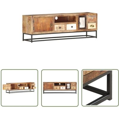 THE LIVING STORE - PortaTv 120x30x40 - Drewno odzyskane - Szafka TV THE LIVING STORE - PortaTv 120x30x40 - Drewno odzyskane - Szafka TV