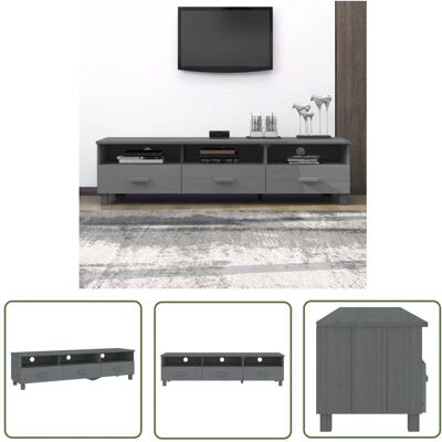 THE LIVING STORE Hamar - Ciemnoszary - Stojak pod TV THE LIVING STORE Hamar - Ciemnoszary - Stojak pod TV