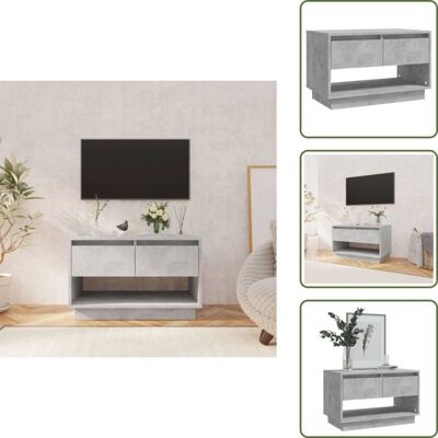 THE LIVING STORE - Mobile TV - Grigio Cemento - Truciolato - Szafka TV THE LIVING STORE - Mobile TV - Grigio Cemento - Truciolato - Szafka TV