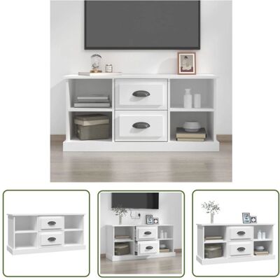 THE LIVING STORE - Porta Tv - Białe - Stojak TV THE LIVING STORE - Porta Tv - Białe - Stojak TV