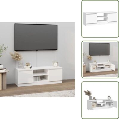 The Living Store - Mobile Porta TV 102x30x36 - Biały The Living Store - Mobile Porta TV 102x30x36 - Biały