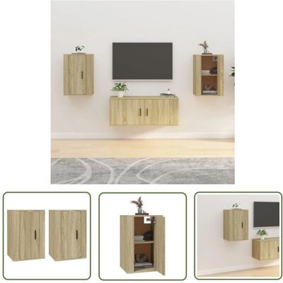 THE LIVING STORE - Rovere Sonoma 40x34.5x60 - Finish Rovere Sonoma - Szafka RTV THE LIVING STORE - Rovere Sonoma 40x34.5x60 - Finish Rovere Sonoma - Szafka RTV