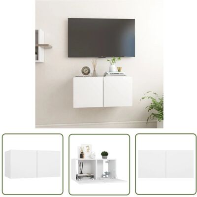 THE LIVING STORE - Mobile Porta Tv Pensile - Biały THE LIVING STORE - Mobile Porta Tv Pensile - Biały
