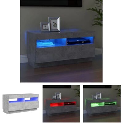 Living Store Modułowy Stolik RTV - Nowoczesny z LED RGB Living Store Modułowy Stolik RTV - Nowoczesny z LED RGB