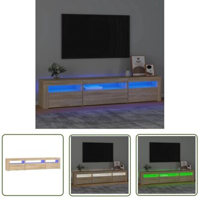 THE LIVING STORE - TV Porta LED Rovere Sonoma THE LIVING STORE - TV Porta LED Rovere Sonoma