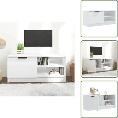 THE LIVING STORE - Bianco Lucido - White - TV Stand THE LIVING STORE - Bianco Lucido - White - TV Stand