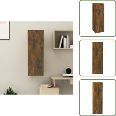THE LIVING STORE - Rovere Fumo - 30,5x30x90 cm - Jednostka TV THE LIVING STORE - Rovere Fumo - 30,5x30x90 cm - Jednostka TV