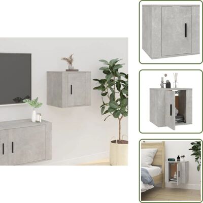 THE LIVING STORE - Mobile Porta Tv A Parete - Grigio Cemento - Szafka TV na ścianę THE LIVING STORE - Mobile Porta Tv A Parete - Grigio Cemento - Szafka TV na ścianę
