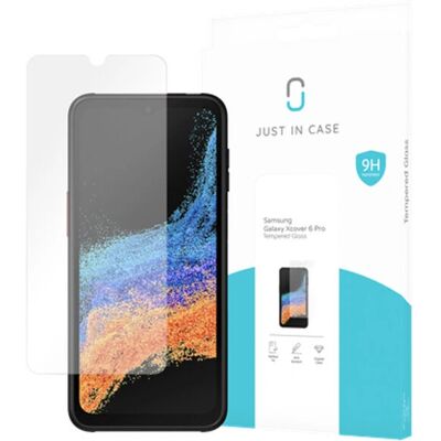Just in Case Protecteur d'Écran en Verre Trempé pour Samsung XCover 6 Pro Just in Case Protecteur d'Écran en Verre Trempé pour Samsung XCover 6 Pro