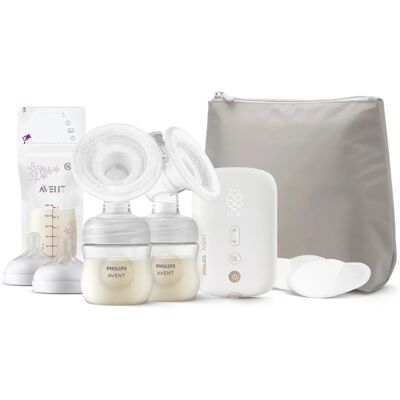 Philips AVENT SCF398 Elektryczna podwójna pompka do piersi - Zainspirowana dzieckiem Philips AVENT SCF398 Elektryczna podwójna pompka do piersi - Zainspirowana dzieckiem