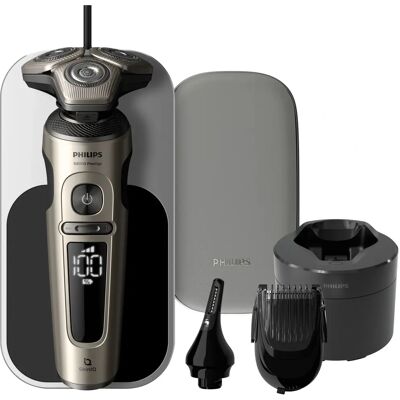 Philips S9000 Prestige Rasierer - NanoTech Klingen, Nass & Trocken, 60 Min Philips S9000 Prestige Rasierer - NanoTech Klingen, Nass & Trocken, 60 Min