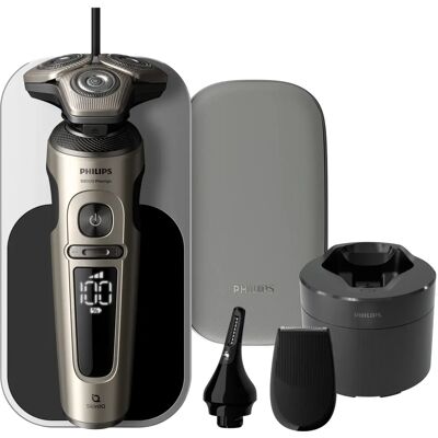 Tondeuse Philips S9000 Prestige - Humide & Sèche, SkinIQ, Lames NanoTech Tondeuse Philips S9000 Prestige - Humide & Sèche, SkinIQ, Lames NanoTech