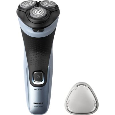 Philips X3053/00 Black Blue Wet Dry Electric Shaver - Electric Shaver Philips X3053/00 Black Blue Wet Dry Electric Shaver - Electric Shaver