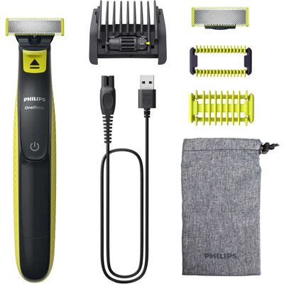 Philips Norelco OneBlade QP2824/20 Rasoir - Tondeuse à lame - Publicité Philips Norelco OneBlade QP2824/20 Rasoir - Tondeuse à lame - Publicité