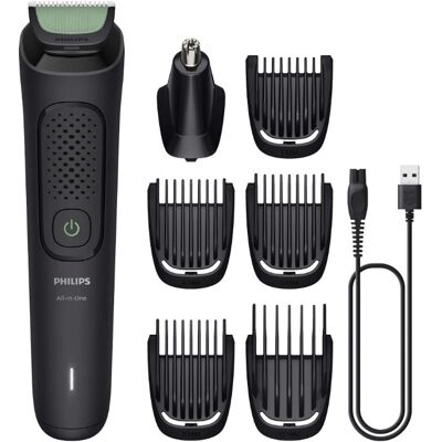 Philips MG3920/15 Hiustikkuri - 7 lisäosaa - Itseviilentyvät teräsleikkuut - Pyöristetyt reunat - Hiustikkuri Philips MG3920/15 Hiustikkuri - 7 lisäosaa - Itseviilentyvät teräsleikkuut - Pyöristetyt reunat - Hiustikkuri