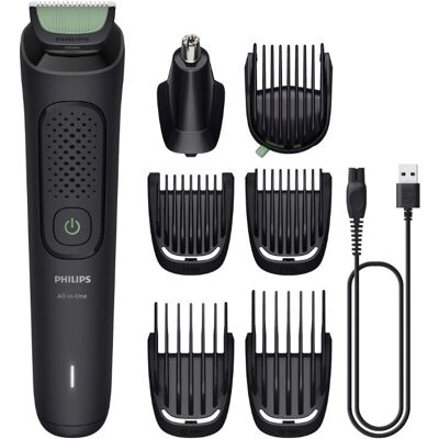 Philips Tondeuse Tout-en-Un MG3930/15 - Coupe-cheveux, Rasoir, Nickel noir Philips Tondeuse Tout-en-Un MG3930/15 - Coupe-cheveux, Rasoir, Nickel noir