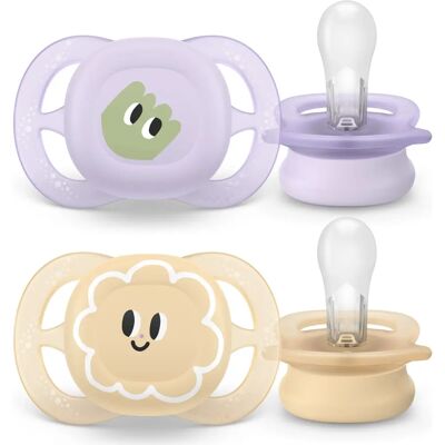 Philips AVENT SCF075/03 Sucette Orthodontique en Silicone Multicolore - Sucette bébé - Publicité Philips AVENT SCF075/03 Sucette Orthodontique en Silicone Multicolore - Sucette bébé - Publicité