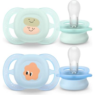 Philips AVENT Ultrastart 0-2 m Dudlík - Ortodontický Silikon Philips AVENT Ultrastart 0-2 m Dudlík - Ortodontický Silikon