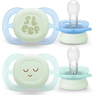 Philips Avent Ultrastart Night SCF075/08 Baba cumi - Éjszakai ortodontikus szilikon kék Philips Avent Ultrastart Night SCF075/08 Baba cumi - Éjszakai ortodontikus szilikon kék
