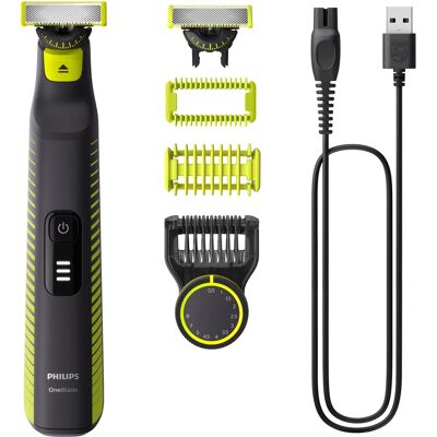Philips QP6507/23 partahöylä - Kosteus- ja kuiva - Musta, Lime Philips QP6507/23 partahöylä - Kosteus- ja kuiva - Musta, Lime
