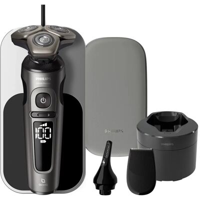 Philips SP9882/36 Herrskärare - Roterande, Grå Philips SP9882/36 Herrskärare - Roterande, Grå
