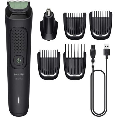 Philips MG3915/15 Trymer do włosów - 6 akcesoriów - Automatycznie naostrzone stalowe ostrza - Zaokrąglone krawędzie - Trymer do włosów Philips MG3915/15 Trymer do włosów - 6 akcesoriów - Automatycznie naostrzone stalowe ostrza - Zaokrąglone krawędzie - Trymer do włosów