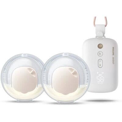 Philips Avent SCF547/11 Pompe à sein - Sans fil, Double, Électrique Philips Avent SCF547/11 Pompe à sein - Sans fil, Double, Électrique