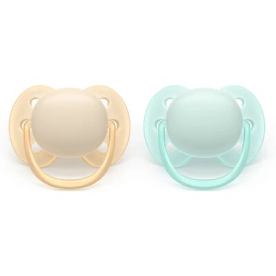 Philips Avent Ultrasoft Dummy - Ortodontisk Silikon, 0-6 Måneder Philips Avent Ultrasoft Dummy - Ortodontisk Silikon, 0-6 Måneder