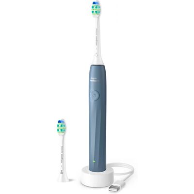 Philips - HX4022/04 - Bleu - 2 vitesses - brosse à dents électrique - Publicité Philips - HX4022/04 - Bleu - 2 vitesses - brosse à dents électrique - Publicité