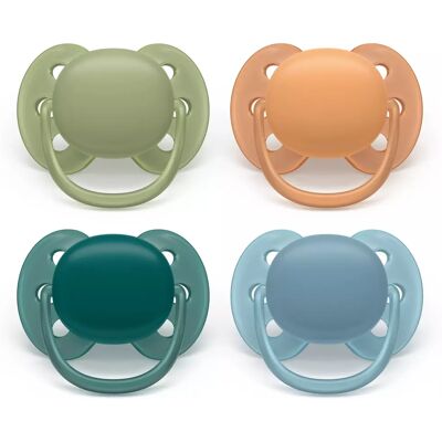 Philips Avent Baby Pacifier - Orthodontic Silicone - Multicolour Philips Avent Baby Pacifier - Orthodontic Silicone - Multicolour